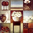 Exotic Floral II Paintings - Floral Montage I by 2010